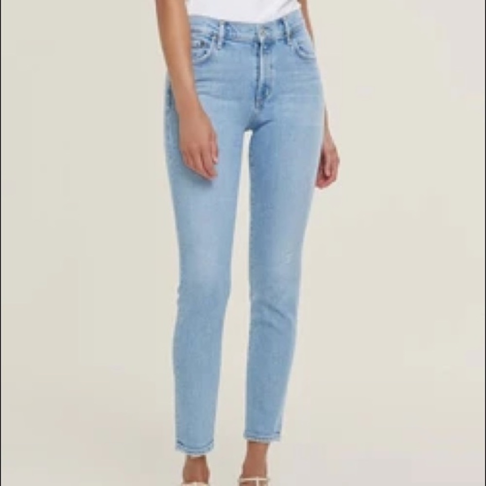 Agolde Sophie Crop Skinny Jeans